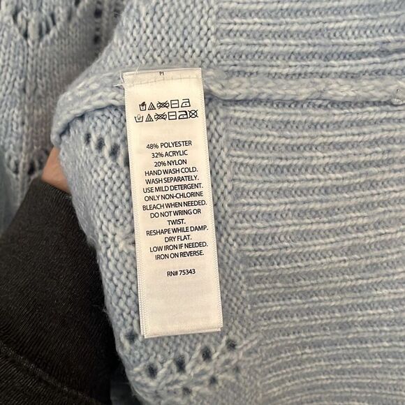 Aspen Light Blue Sweater Small - Picture 3 of 4